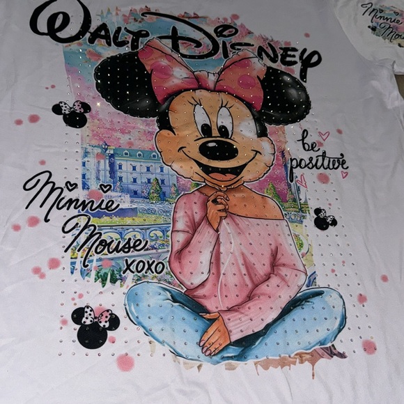 White Mickey Mouse Graphic T-Shirt - Picture 3 of 3